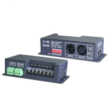 rgbw conduzido multi canal do controlador do dmx para a tira conduzida flexível LT-840-6A de 24v rgbw